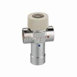 MEZCLADOR TERMOSTATICO REGULABLE DE 1" 30 - 48 REF. 520630 CALEFFI, MEZCLADORA TERMOSTATICA  VALVULA LLAVE BALBULAS