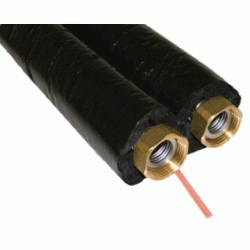 ROLLO DE 20 METROS DE TUBERIA FLEXIBLE DE ACERO INOX AISLADA Y CABLE DE SILICONA DE 13mm ESPESOR FER, Mts Mtr