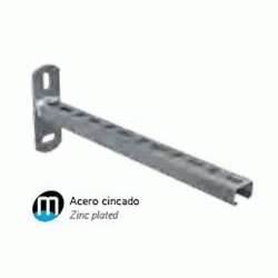 SOPORTE MNSULA PARED 27 X 18 X 1.25 DE 20 M, Apoyo Sostn Base Fundamento Patas Sujeccin Sujecin Garras Abrazaderas Mural Muro Soportes Tubos Para Mensula Cobre