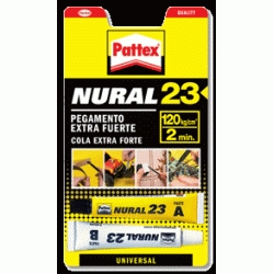 NURAL 23 DE 22 ml PEGAMENTO UNIVERSAL EXTRA FUERTE ( DOS COMPONENTES ) REF. 1753668 HENKEL, ADHESIVO SUPER FUERTE 2 COMPONENTES