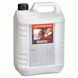 Aceite mineral de roscado RONOL en garrafa de 5 litros ROTHENBERGER, Bote para roscas roscar maquina roscadora hacer roscas