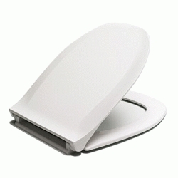 ASIENTO WC MODELO INVIS 2 BLANCO ESTOLI ( ACOPLA : ESTUDIO GRANADA ), TAPAS PARA INODOROS TAZAS TAZA WATER VATER asientos Bater W.C. toilet seat