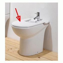 TAPA PARA BIDE PROGET CONFORT BLANCO ( DUROPLAST ) REF. 21441 UNISAN, PARA DE BIDET videt bidet Asientos