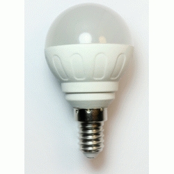 BOMBILLA LED G45 (pequea)  E14 (rosca fina) ECO  4w  314 lm LUZ BLANCA, fria Leds luces iluminacin Blanco