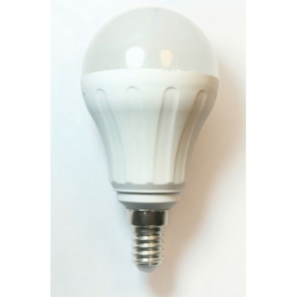 BOMBILLA LED A55 (mediana)  E14 (rosca fina) ECO  9w 804 lm LUZ BLANCA, fria Leds luces iluminacin Blanco