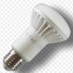 BOMBILLA LED R63  E27 (rosca gorda) PLUS  7.5 w 600 lm LUZ BLANCA, Blanco