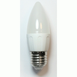 BOMBILLA LED C35 FORMA VELA E27 (rosca gorda) ECO 4w 263 lm LUZ BLANCA, Fra Leds luces iluminacin Blanco