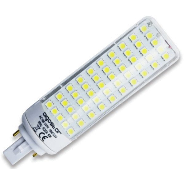 BOMBILLA LED LINEA PLC ECO 10w 600 lm LUZ BLANCA, Fra Leds luces iluminacin Blanco