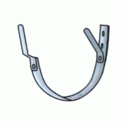 PALOMILLA(GARRA) con doble lengueta zincadad para canalon de ZINC de 333x30 mm HYDRAFIX U70C8333347, GARRAS FIJACION SOPORTES PARA CANALON HIDRAFIX IDRAFIX YDRAFIX Chapa de Metalicos