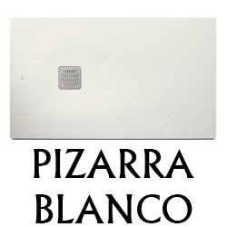 PLATOS DE DUCHA PIZZARRA BLANCOS