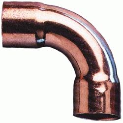 Curva de cobre figura 2 HH de soldar