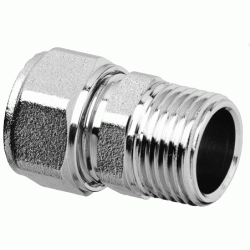 RACOR MACHO FITTINGS COMPRESION ARCO